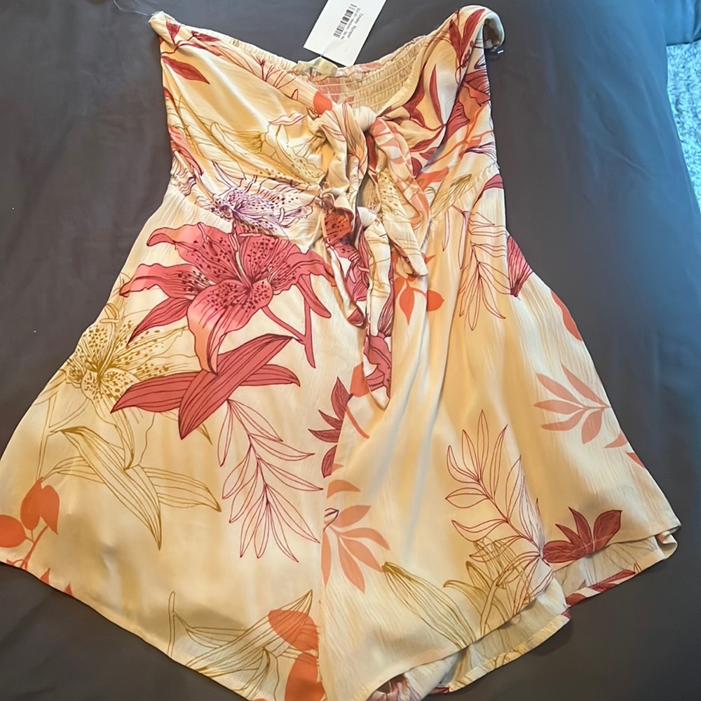 Brand new with tags tropical romper